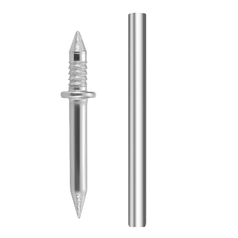 ✨Double-Head Skirting Thread Seamless Nail. Skirting Line Without Marks Nail. Invisible Security Screws Equipped with Nail Specific Sleeve Tool