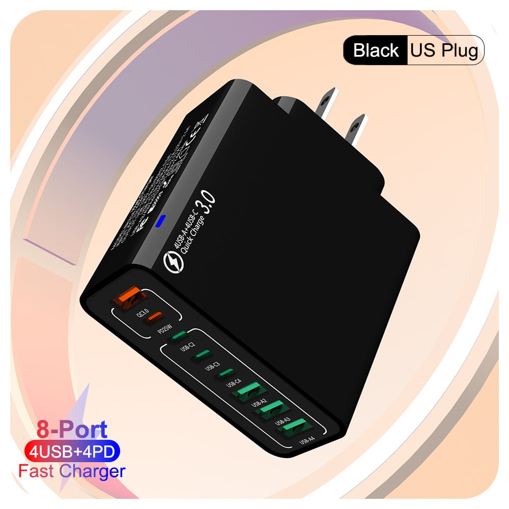 π₯π₯8 in 1 Waterproof Ports USB Fast Charger