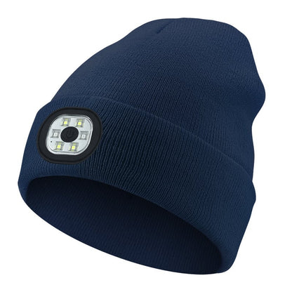 🎄LED illuminated headlamp for knitted hats