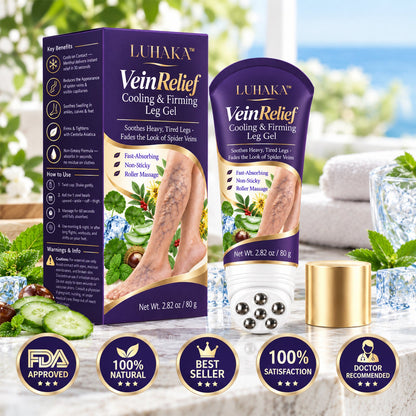 LUHAKA™ VeinRelief Cooling Herbal Leg Gel