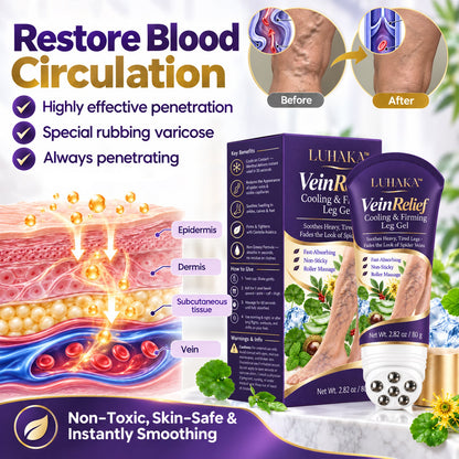 LUHAKA™ VeinRelief Cooling Herbal Leg Gel