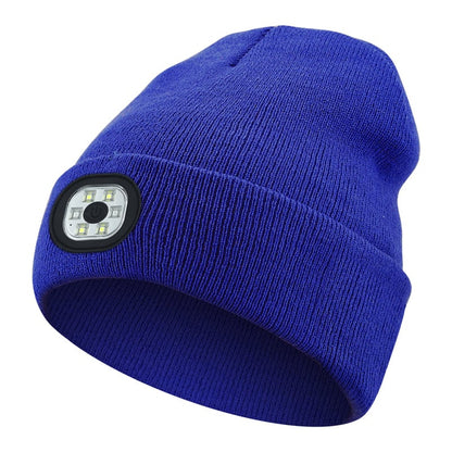 🎄LED illuminated headlamp for knitted hats