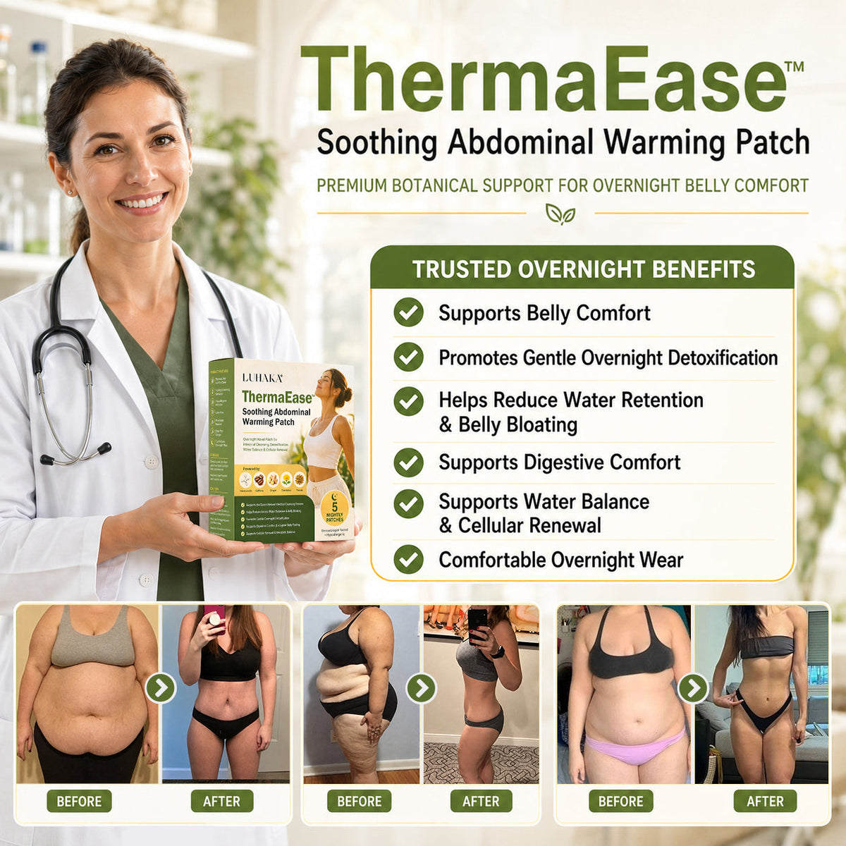 ThermaEase™ Soothing Abdominal Warming Patch