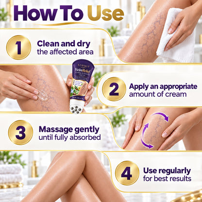 LUHAKA™ VeinRelief Cooling Herbal Leg Gel