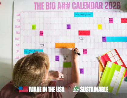 📅The Big A## Calendar 2026 - Design Your Amazing 2026!🏃