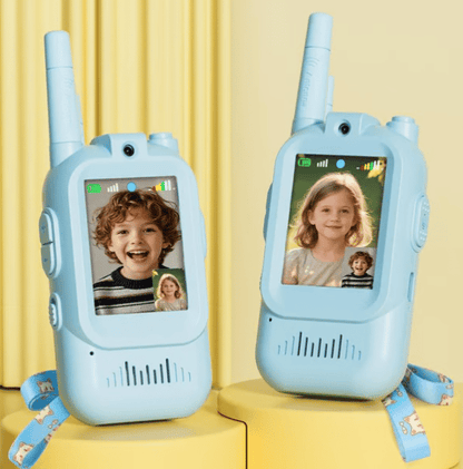 Kids Walkie Talkies w/ Camera (2-Pack) 📱🎮 – Long Range & Fun Audio 🌈 – For Ages 3-12 🎁