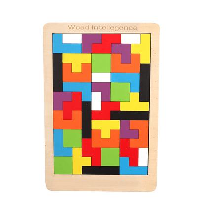 🔥Wooden Stick Game. Colorful Educational Toy for Cognitive Development & Focus Training. Includes Mixed Colors Sticks and one-level Puzzle