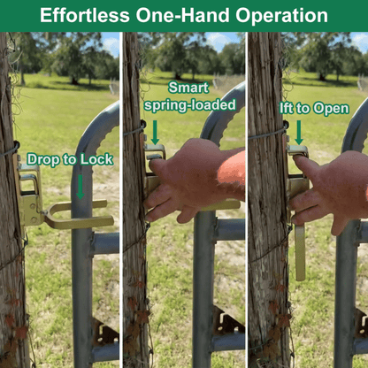 Cilifer®Instant Locking Gate Latch – Prevents Cattle. Sheep & Horses From Escaping