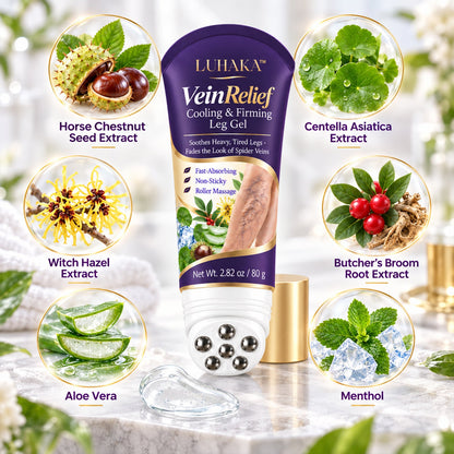 LUHAKA™ VeinRelief Cooling Herbal Leg Gel