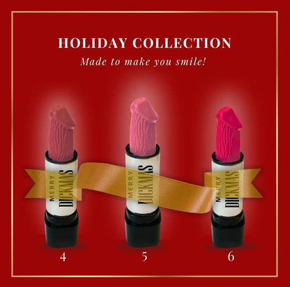 Cilifer®Merry Dickmas Funny Lipstick Holiday Collection – 12 Shades of Sassy. Long-Lasting. Paraben-Free Fun! 🎁