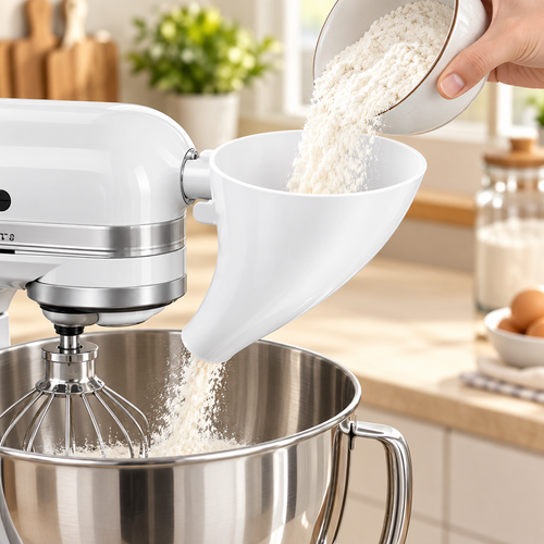 ❤LAST DAY 50% OFF - ✨Flour Funnel for Kitchen Aid Stand Mixer
