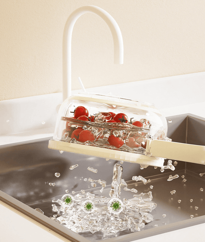 2-in-1 Draining and Preservation Basket: Simplify Washing & Storing
