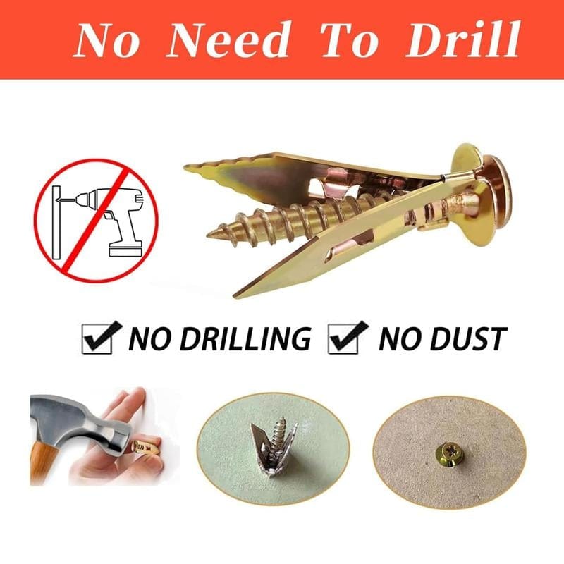 Cilifer®Self Drilling Drywall Anchors with Screws Kit