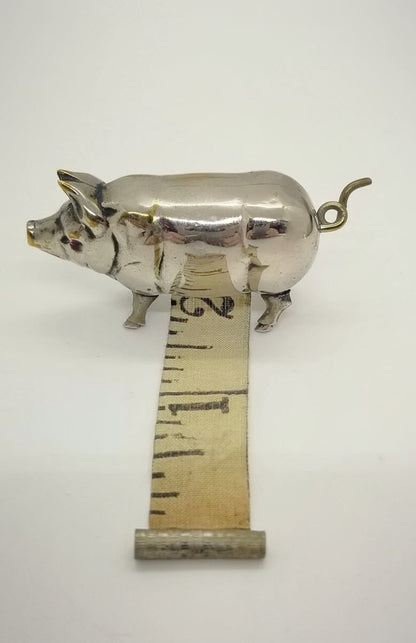 🔥Last Day 49% OFF - 📏Antique-Inspired Pig Mini Tape Measure