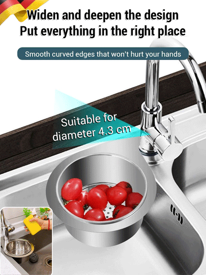 Cilifer® JS-Swan stainless steel drain basket for kitchen sink