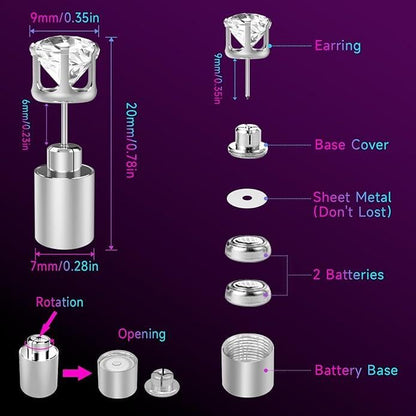 🔥Christmas Early Discount✨LED Earrings. Light Up Stud Earrings