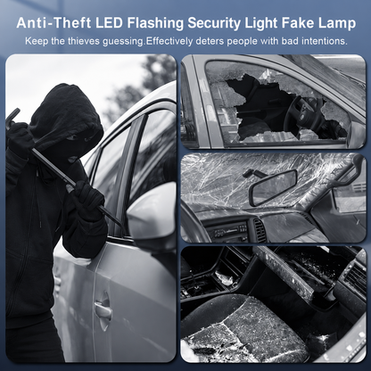 🔦 Solar Anti-Theft LED Flashing Lamp