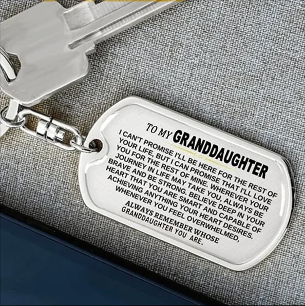 🔥🎁To My Grandchildren - Remember Whose Grandchildren You Are - Unique Keychain