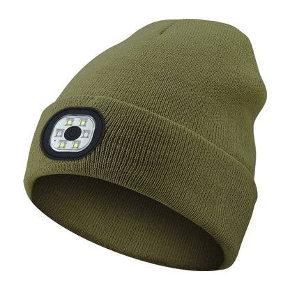 🎄LED illuminated headlamp for knitted hats