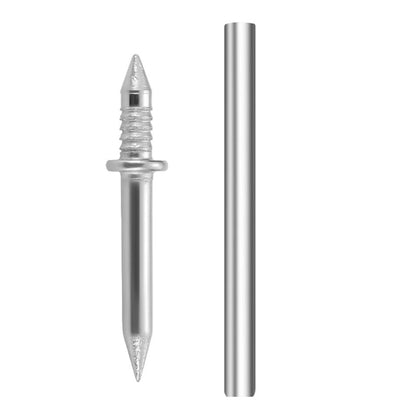 ✨Double-Head Skirting Thread Seamless Nail. Skirting Line Without Marks Nail. Invisible Security Screws Equipped with Nail Specific Sleeve Tool