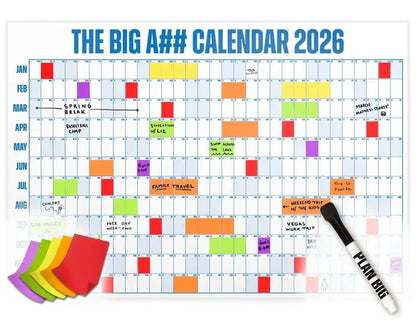 📅The Big A## Calendar 2026 - Design Your Amazing 2026!🏃