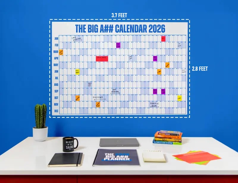 📅The Big A## Calendar 2026 - Design Your Amazing 2026!🏃