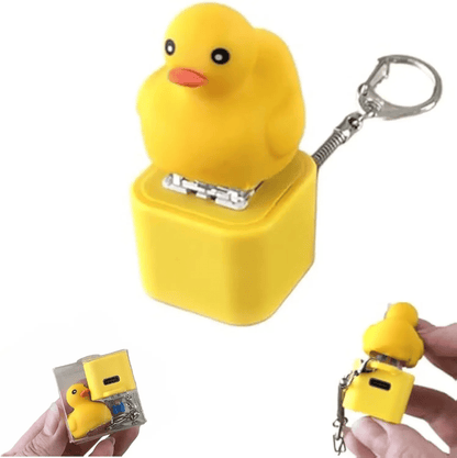 Frog Croaking Fidget Toy - Rechargeable Frog Croaking Keychain. Frog Croaking Stress Reliever with Colorful Lights. Fun & Portable Anxiety Relief Toy