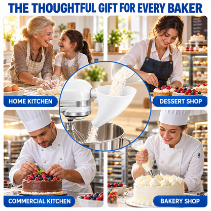 ❤LAST DAY 50% OFF - ✨Flour Funnel for Kitchen Aid Stand Mixer