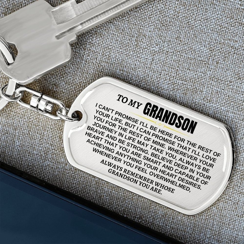 🔥🎁To My Grandchildren - Remember Whose Grandchildren You Are - Unique Keychain