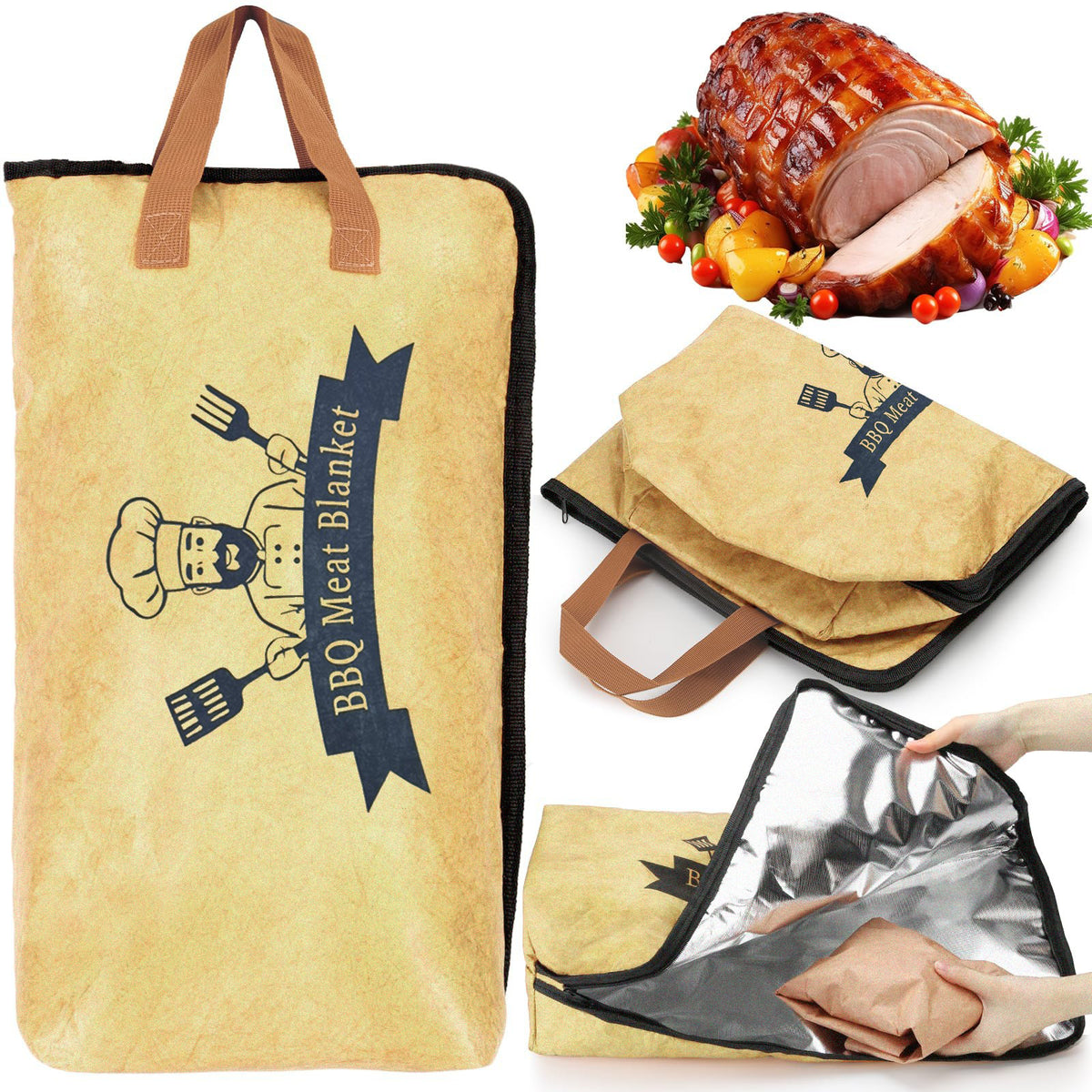 🔥 Elevate Your BBQ Game✨ BBQ Insulated bag - Keep Your Meat Juicy. Tender. and Full of Flavor! 🍖