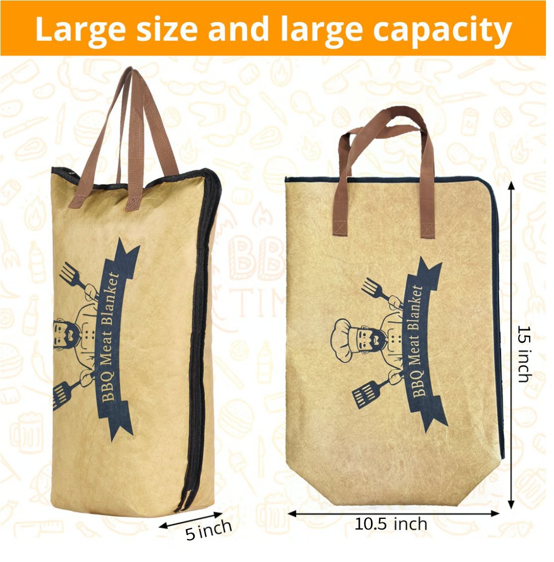 🔥 Elevate Your BBQ Game✨ BBQ Insulated bag - Keep Your Meat Juicy. Tender. and Full of Flavor! 🍖