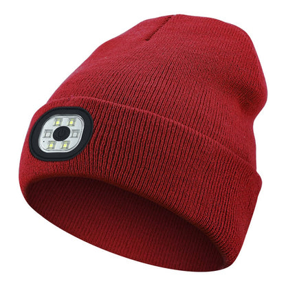 🎄LED illuminated headlamp for knitted hats