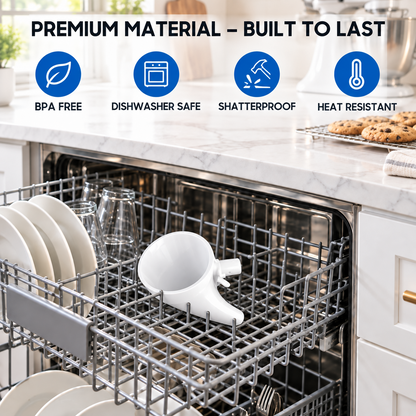 ❤LAST DAY 50% OFF - ✨Flour Funnel for Kitchen Aid Stand Mixer