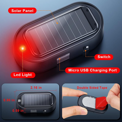 🔦 Solar Anti-Theft LED Flashing Lamp