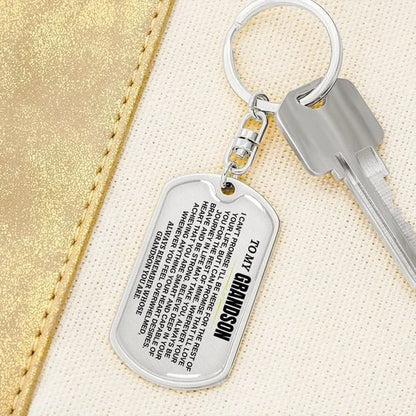 🔥🎁To My Grandchildren - Remember Whose Grandchildren You Are - Unique Keychain