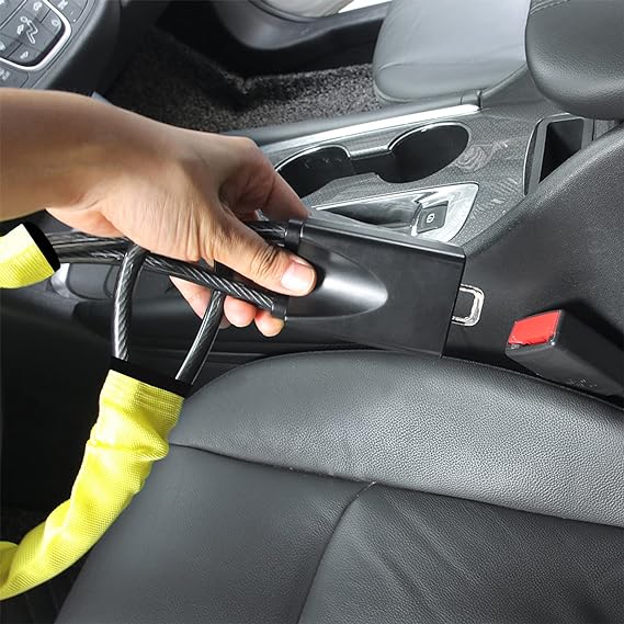 🏆 50K+ SOLD! – Almost Gone💥🚗Car Steering Wheel Lock Seat Belt Lock Anti-Theft Device