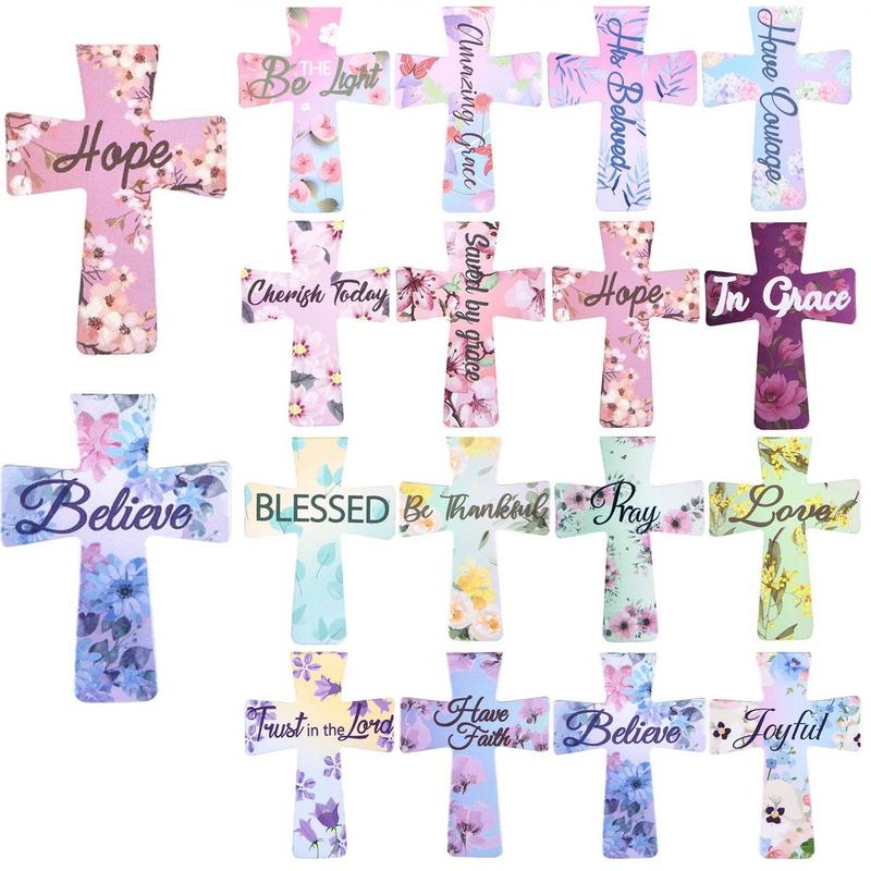 📖16 Pcs Magnetic Cross Bookmarks Gifts for Bible Study. Readers. Teachers. Students🌸✝️