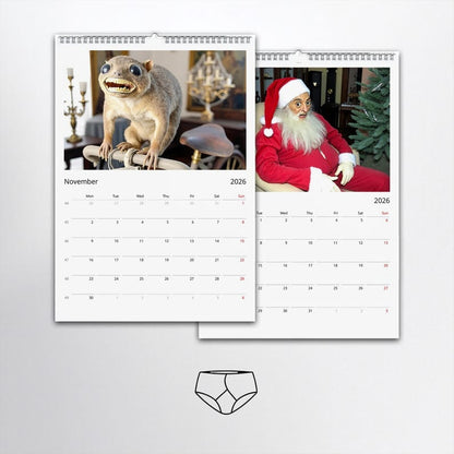 2026 Bad Taxidermy Wall Calendar – Weird. Gross & Hilariously Awful Taxidermy
