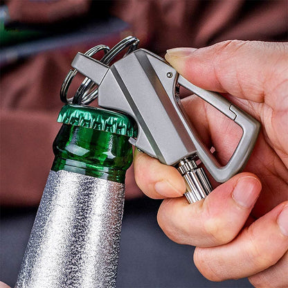 🏆Flash Sale⚡ 50K+ SOLD! Almost Gone-💥Permanent Match Infinity Lighter with Multitool Keychain Bottle Opener