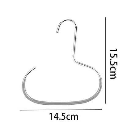 🧢Durable Steel Hangers: Maximize Closet Space with Versatile Storage
