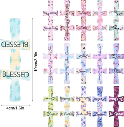 📖16 Pcs Magnetic Cross Bookmarks Gifts for Bible Study. Readers. Teachers. Students🌸✝️