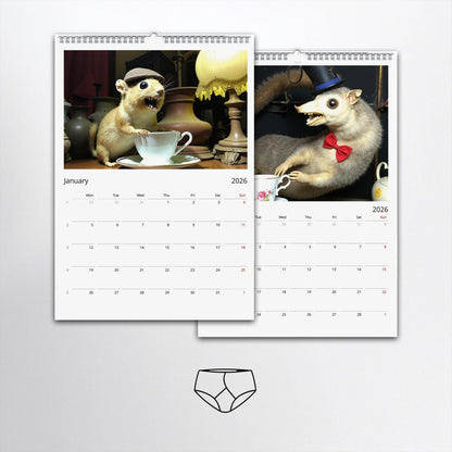 2026 Bad Taxidermy Wall Calendar – Weird. Gross & Hilariously Awful Taxidermy