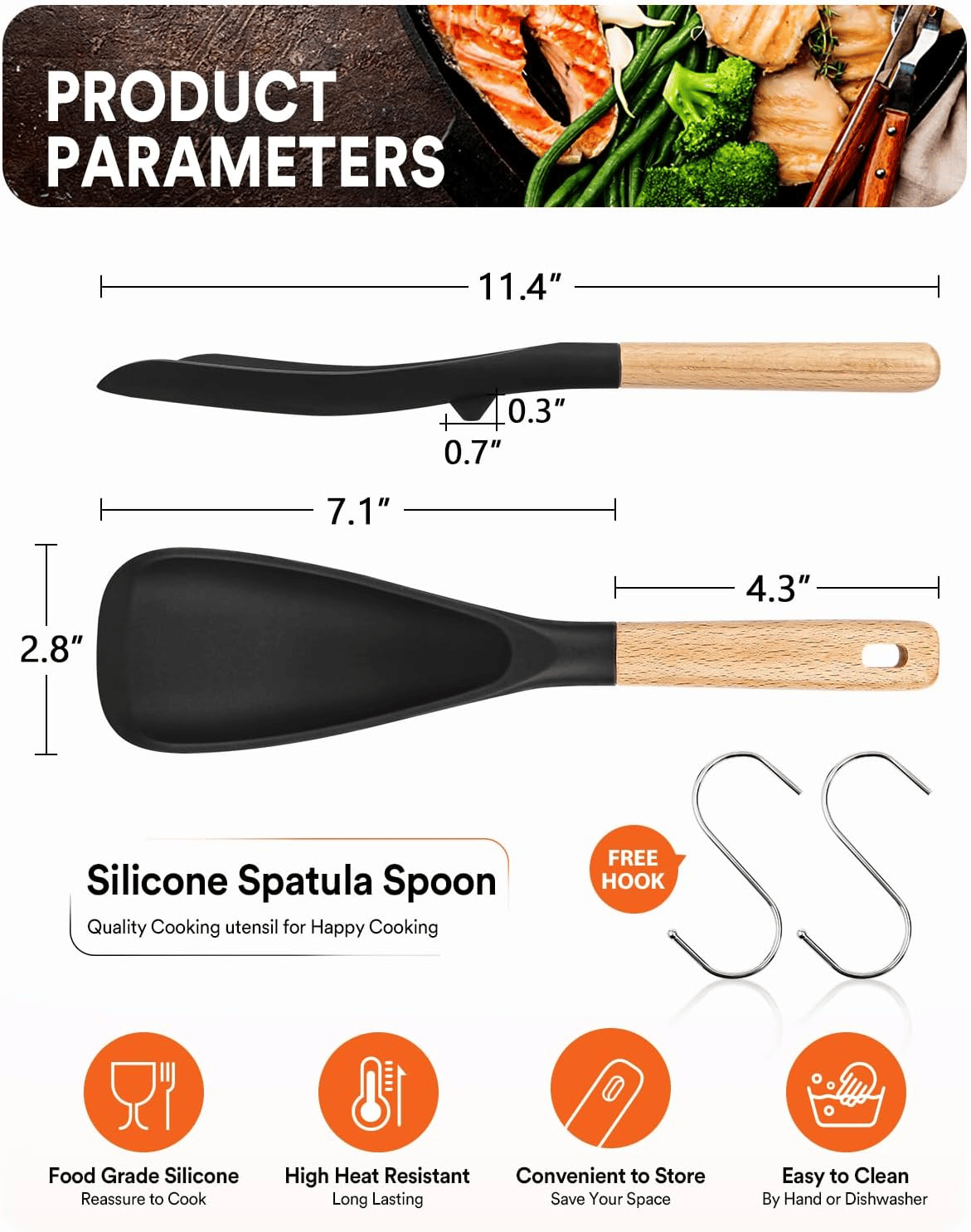 🔥This Week's Special Price Multifunction Spatula Cooking Spoon