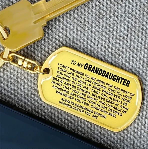 🔥🎁To My Grandchildren - Remember Whose Grandchildren You Are - Unique Keychain