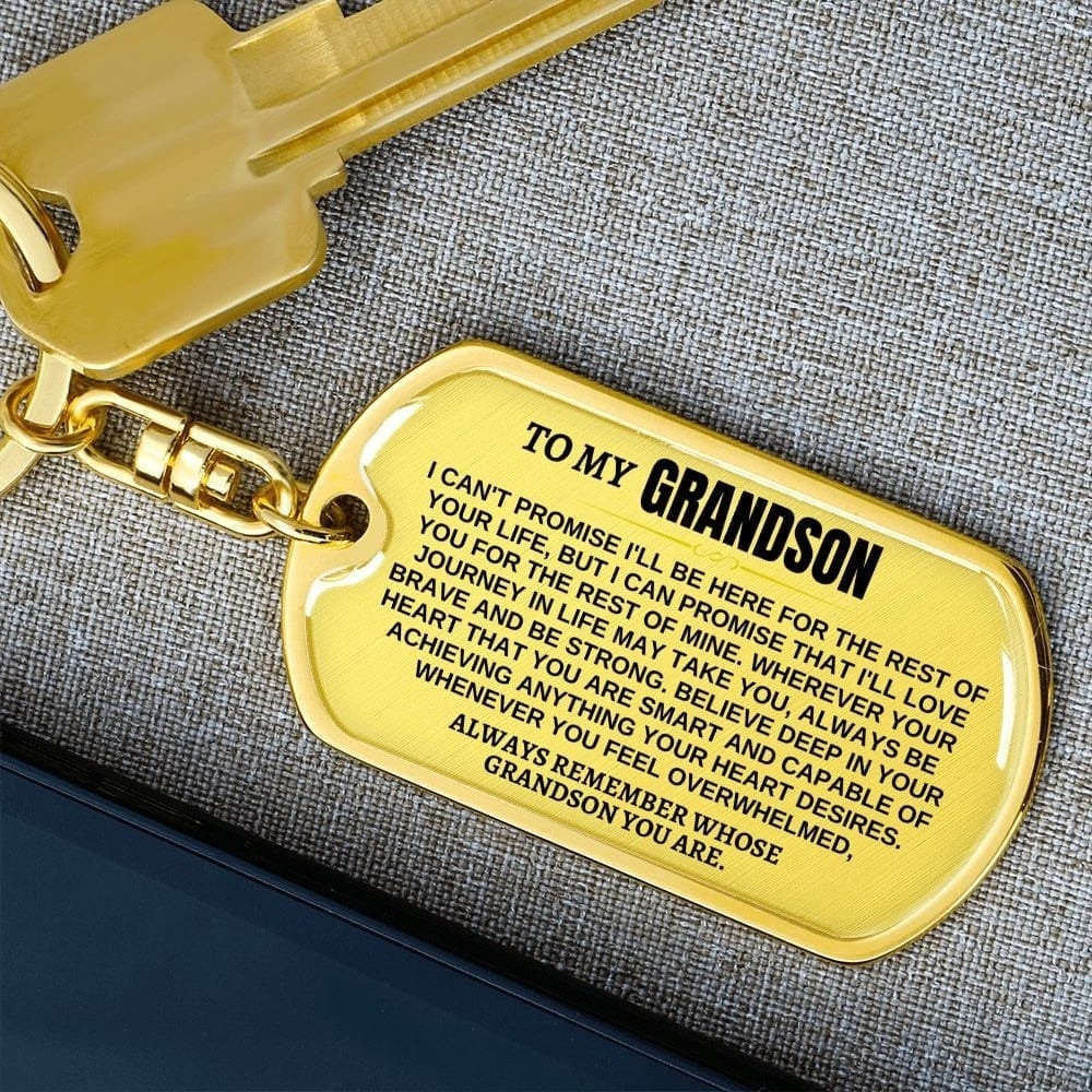 🔥🎁To My Grandchildren - Remember Whose Grandchildren You Are - Unique Keychain