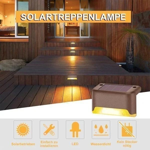 🎄 Solar Deck Lights. Automatically ON/OFF💡