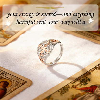 🔥🔮Handmade Witch's Return-Knot Protection Ring✨