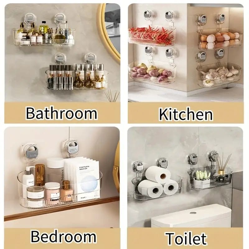 Cilifer®No-Drill Bathroom Suction Storage Box