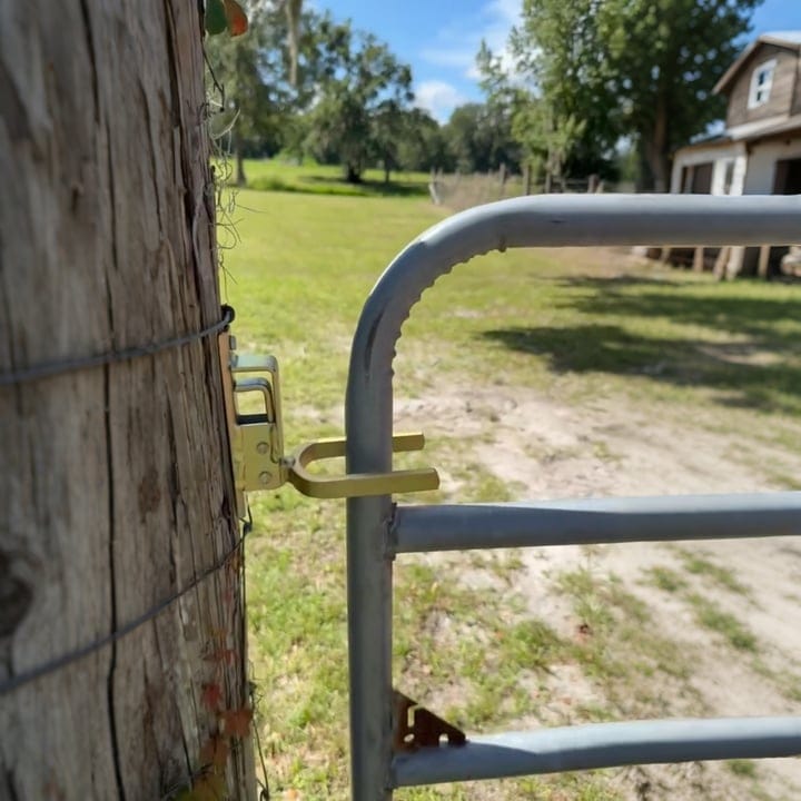 Cilifer®Instant Locking Gate Latch – Prevents Cattle. Sheep & Horses From Escaping