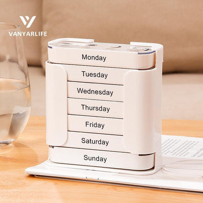 💊 Stay on Track - ✨7-Day Medication Organizer - For Effortless Health Management! 📅